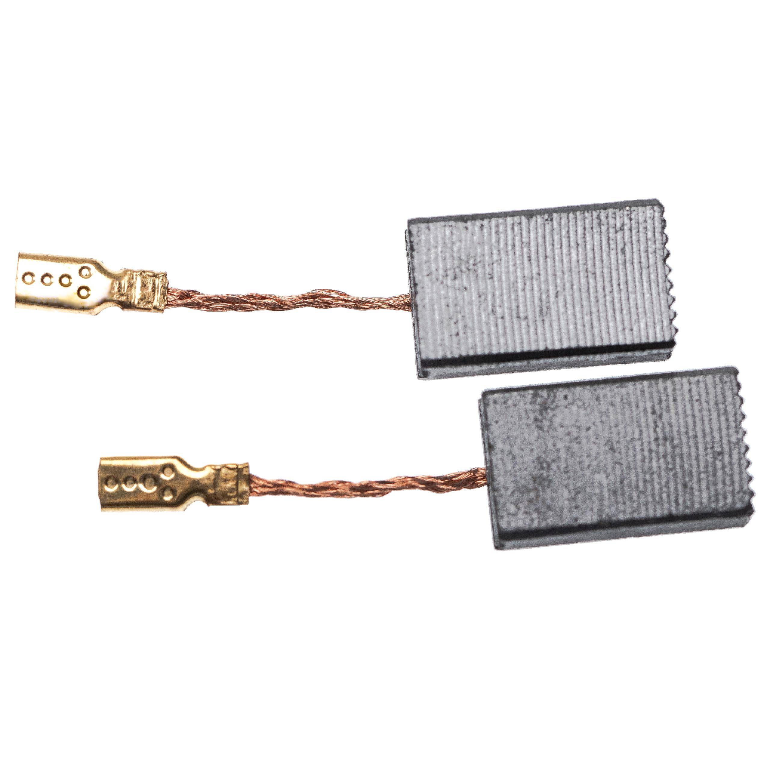 vhbw 2x Kohlebürste Motorkohle Schleifkohle 5 x 10 x 16mm kompatibel mit Hilti DEG 125-D, DEG 500-D, HG 500-D Elektrowerkzeug