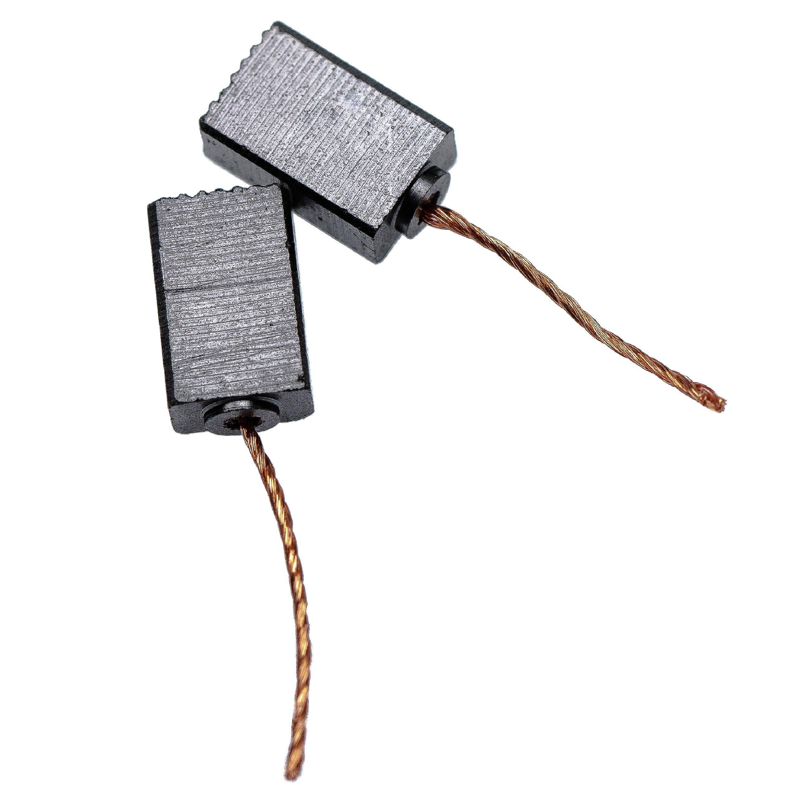 vhbw 2x Kohlebürste Motorkohle kompatibel mit Hilti SF 144-A | Elektrowerkzeug 4,8 x 8 x 13mm