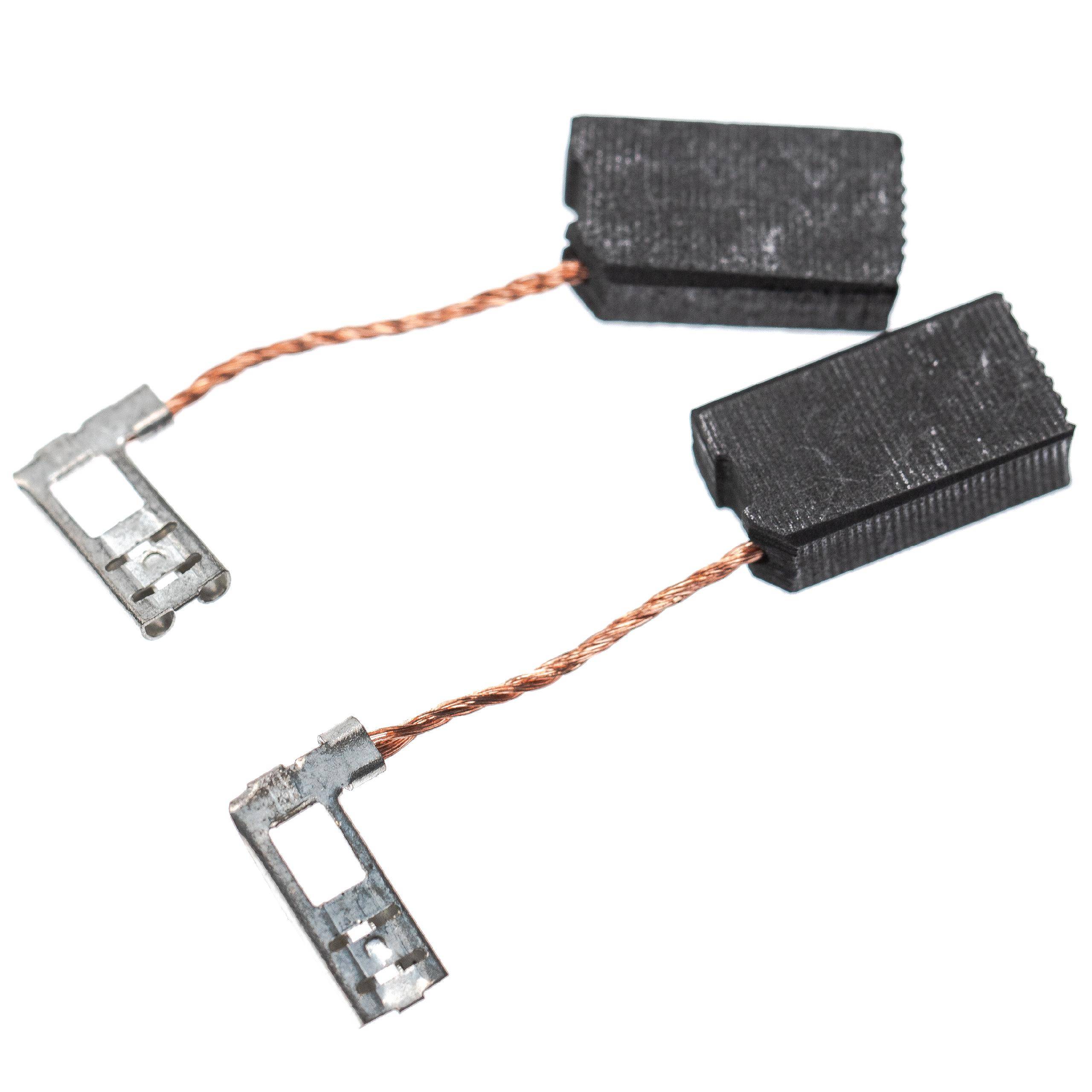 vhbw 2x Kohlebürste 6 x 10 x 18 mm kompatibel mit Hilti TE 104, TE 14, TE 15, TE 15-C, TE 18-M, TE 24 Bohrhammer