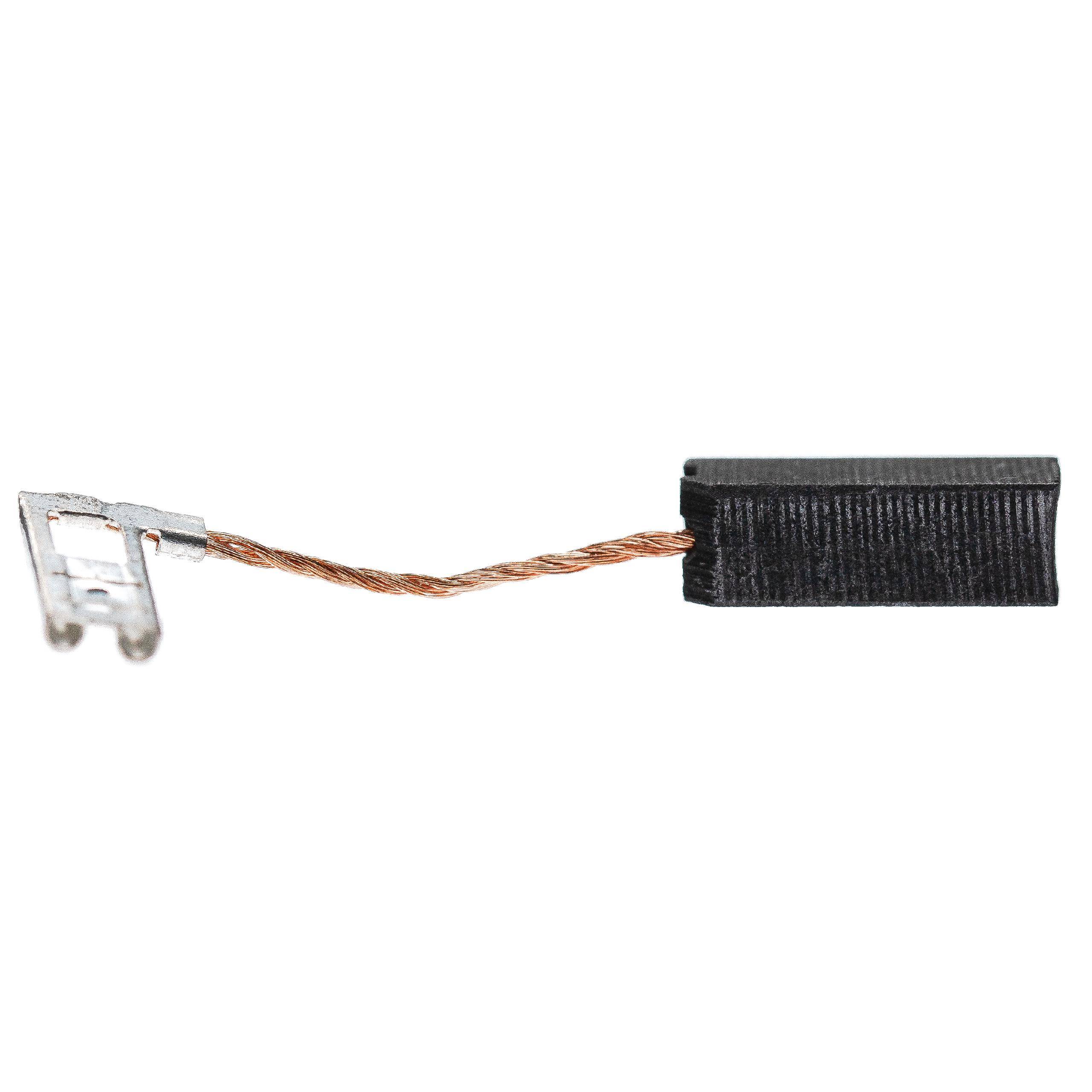 vhbw 2x Kohlebürste 6 x 10 x 18 mm kompatibel mit Hilti TE 104, TE 14, TE 15, TE 15-C, TE 18-M, TE 24 Bohrhammer