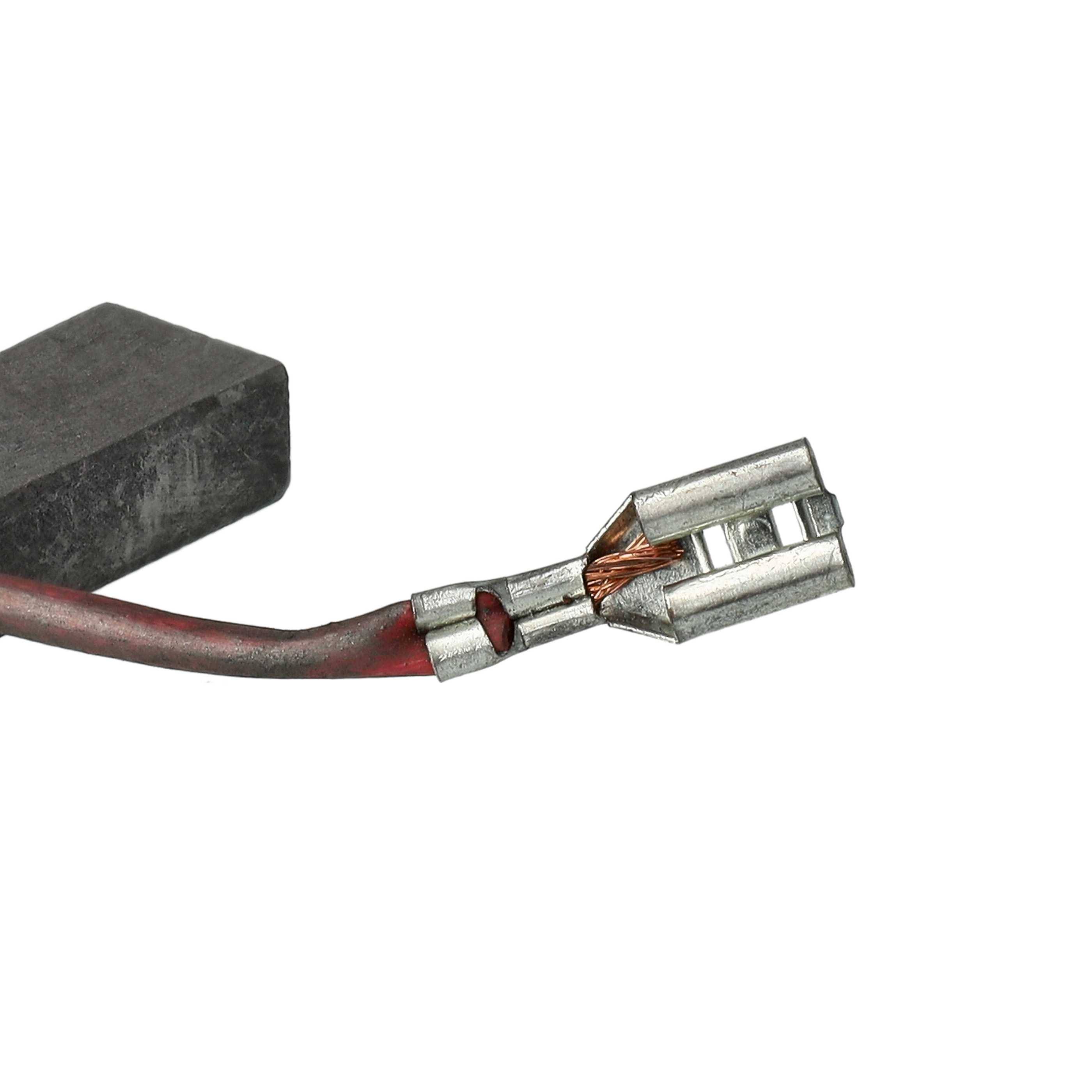 Nahaufnahme eines beschädigten Elektrokabels mit bloßgelegten Kupferlitzen und einem Metallverbinder, der auf einen beschädigten oder unsachgemäß gekrimpt Anschluss hindeutet.
