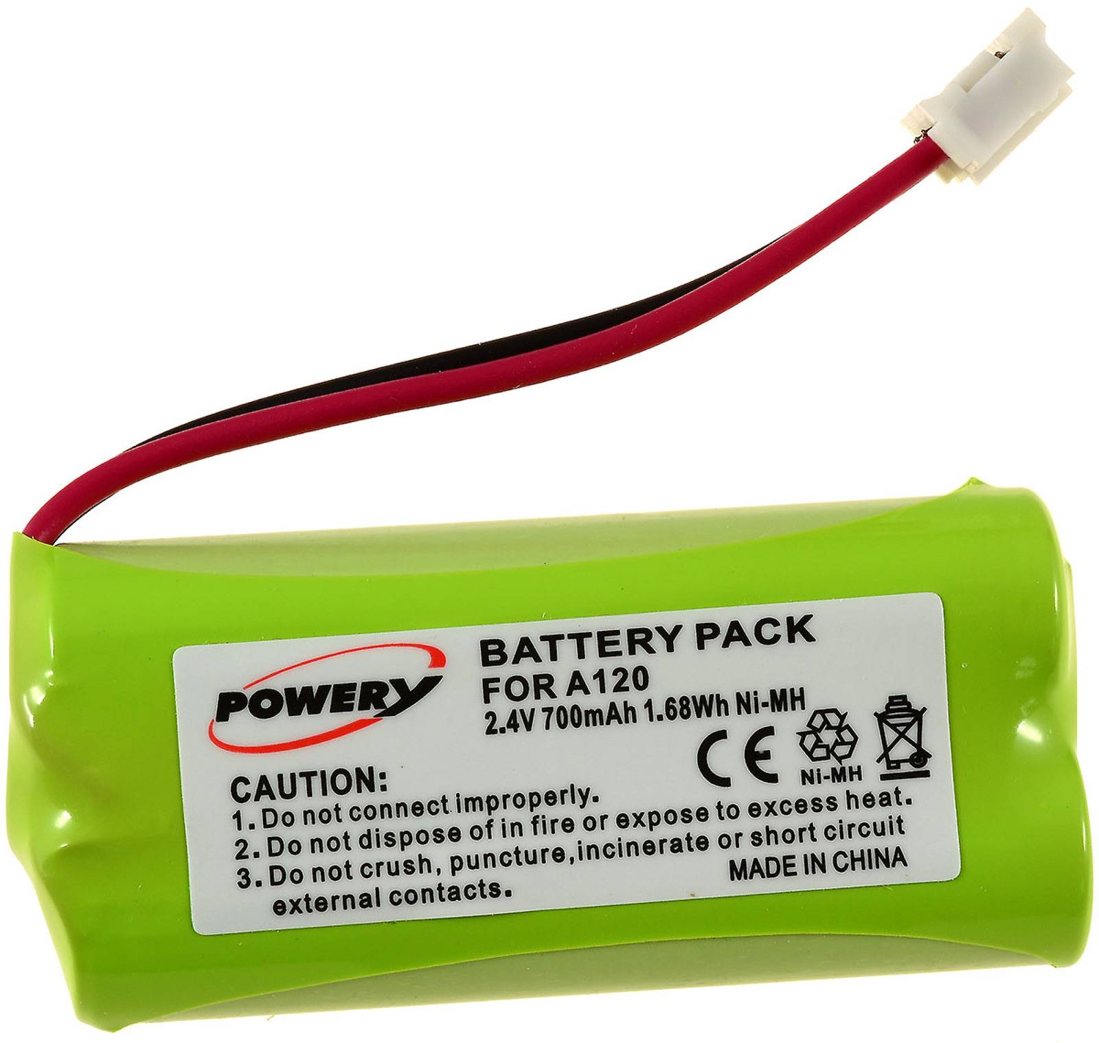 Powery Akku für Siemens Typ V30145-K1310-X359, 2,4V, NiMH