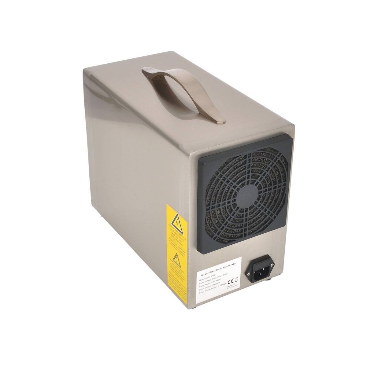 WDH Ozongenerator WDH-AP001 - bis 40m² - mit 1.000 mg/h (1g/h) Ozonleistung - Gegen Gerüche & Keime