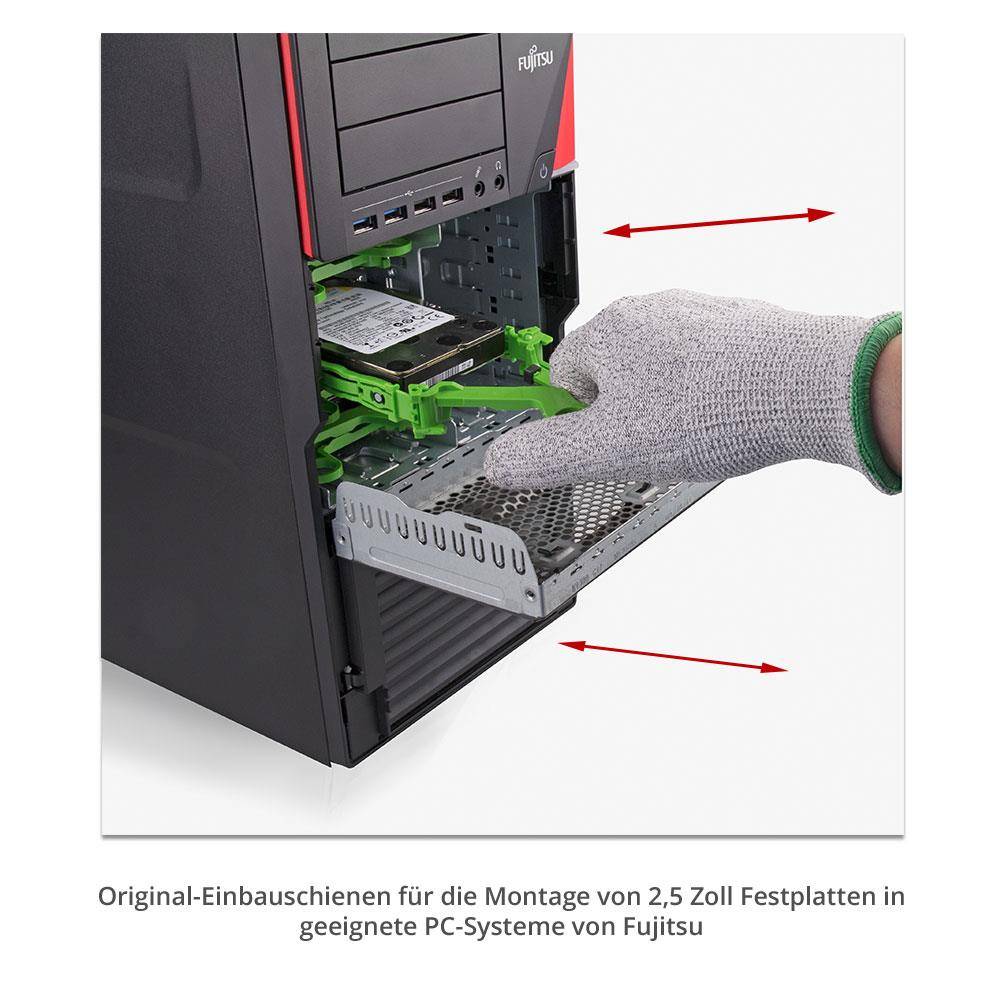 Fujitsu Easy Rail 2,5" (Refurbished) HDD/SSD Einbauschienen (u.a. Celsius M720, M730, M740, R920, R930, R940...)