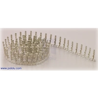Female Crimp Pins for 0.1" Housings 100-Pack, Arbeiten mit 22 bis 28AWG Drähten Female Crimp Pins for 0.1" Housings 100-Pack, Arbeiten mit 22 bis 28AWG Drähten