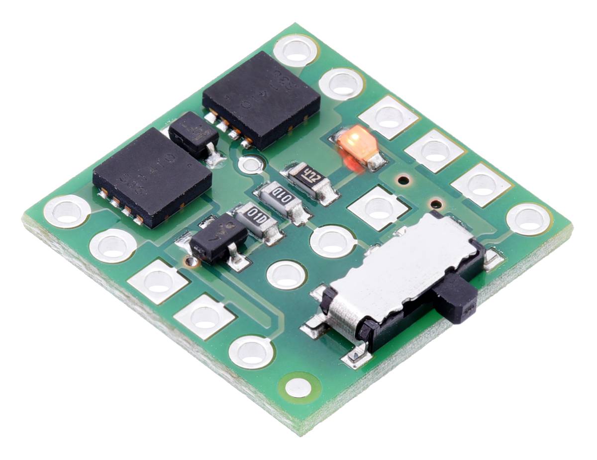Pololu Mini MOSFET Slide Switch with Reverse Voltage Protection, LV