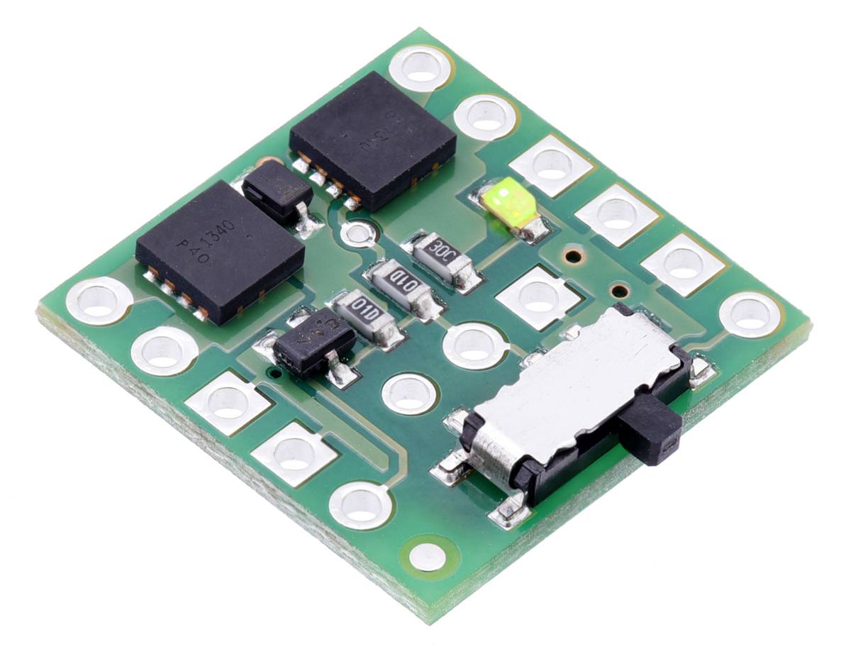 Pololu Mini MOSFET Slide Switch with Reverse Voltage Protection, SV
