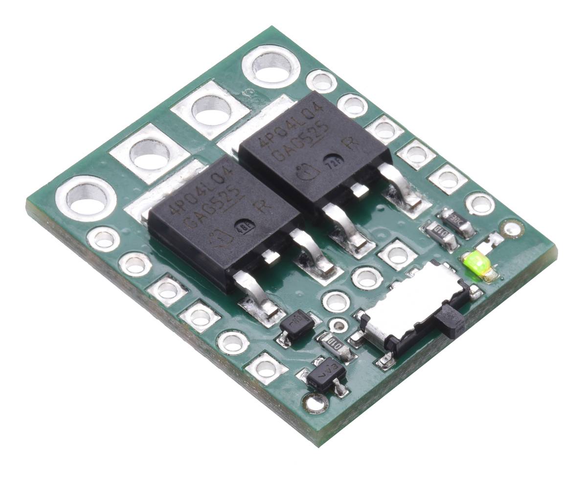 Pololu Big MOSFET Slide Switch with Reverse Voltage Protection, HP