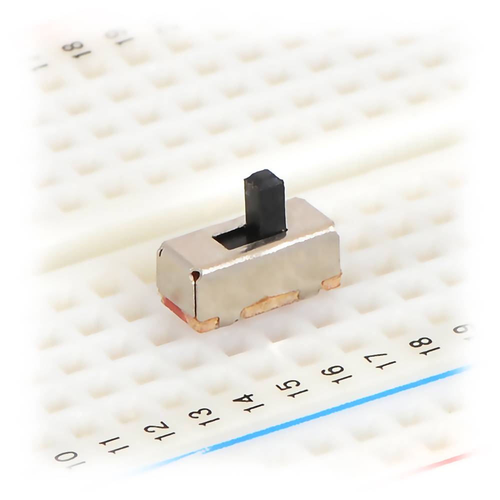 Mini Slide Switch: 3-Pin, SPDT, 0.3A (3-Pack) 300mA @50VDC 1408