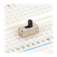 Mini Slide Switch: 3-Pin, SPDT, 0.3A (3-Pack) 300mA @50VDC 1408 Mini Slide Switch: 3-Pin, SPDT, 0.3A (3-Pack) 300mA @50VDC 1408