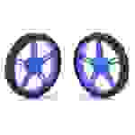 Pololu Plastic Wheel 60x8mm Pair Blue for Micro Metal Gearmotors 1423