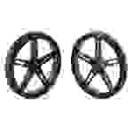 Pololu Plastic Wheel 70x8mm Pair Black for Micro Metal Gearmotors 1425
