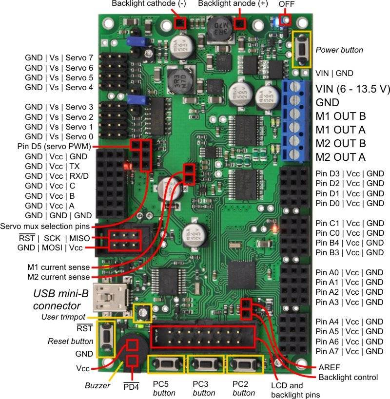 Pololu Orangutan SVP-324 Robot Controller (assembled) 1325