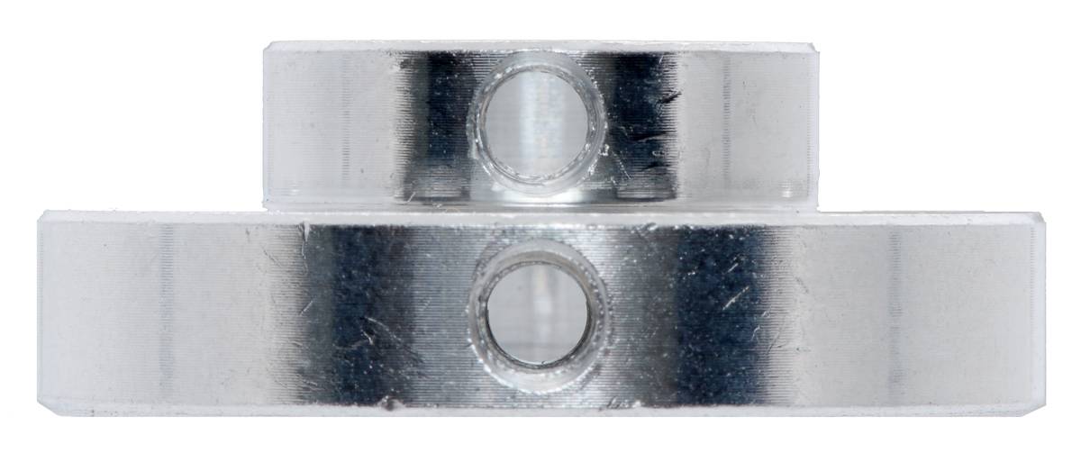 Pololu Universal Aluminum Mounting Hub for 8mm Shaft, M3 Holes (2-Pack)