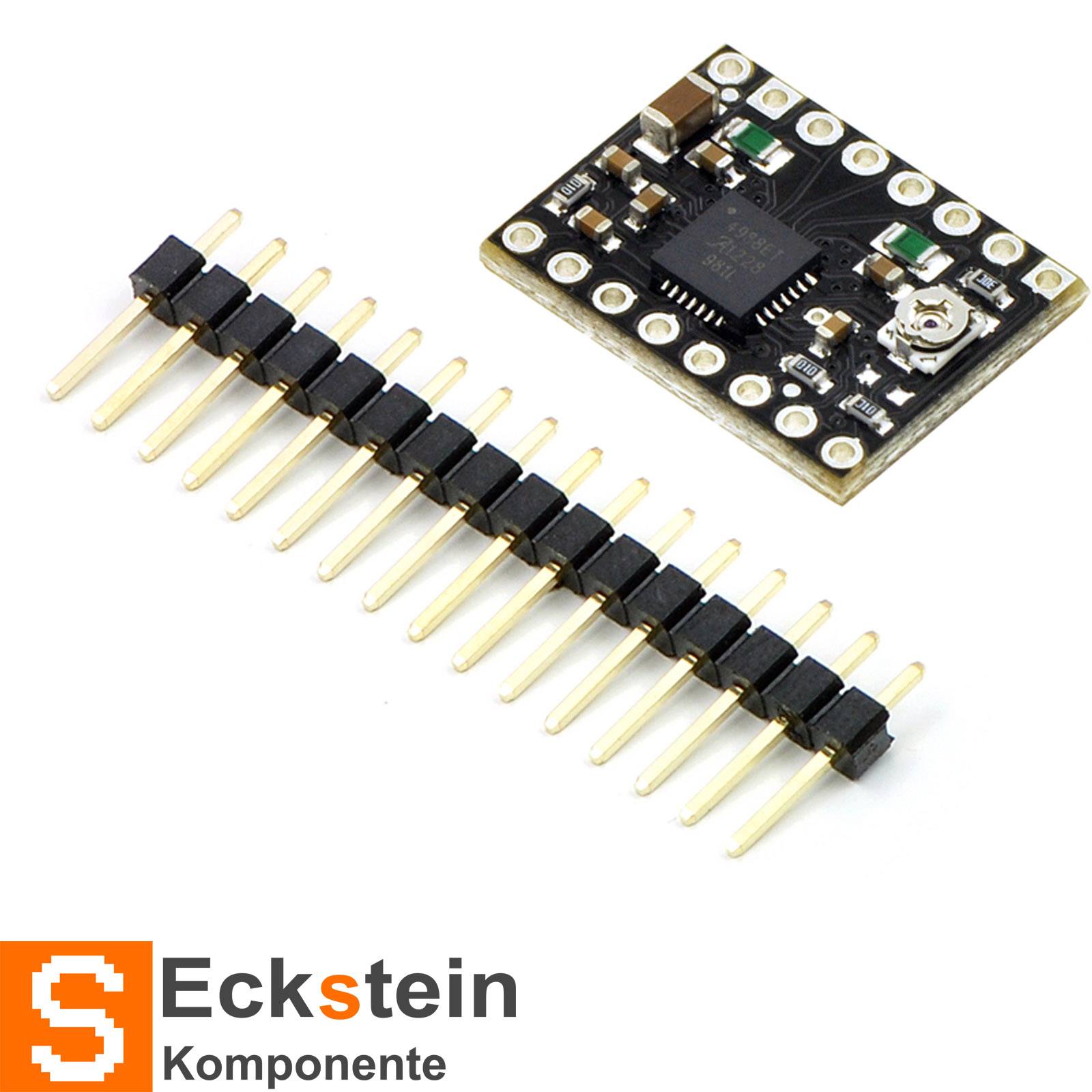 Pololu A4988 StepStick Stepper Motortreiber Carrier, Black Edition 2128