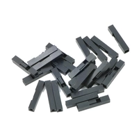 25-Pack 2.54mm Crimp Connector Housing 1x1-Pin for Pre-Crimed Terminals 25-Pack 2.54mm Crimp Connector Housing 1x1-Pin for Pre-Crimed Terminals
