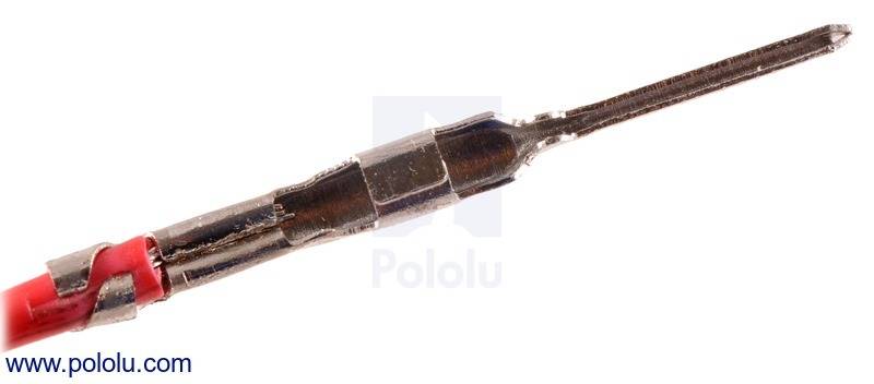 Male Crimp Pins for 0.1" Housings 100-Pack for 22-28AWG Wires