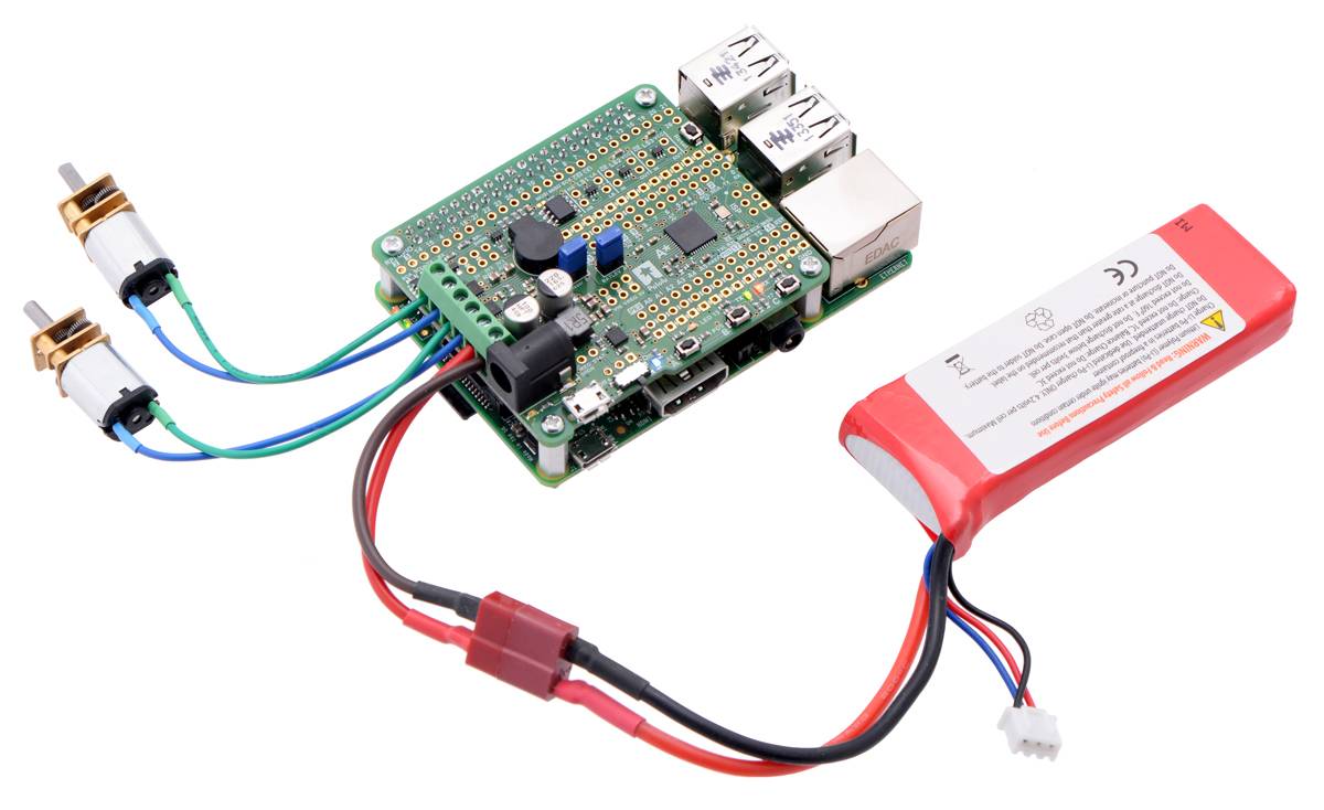 Pololu A-Star 32U4 Robot Controller SV with Raspberry Pi Bridge (SMT Components