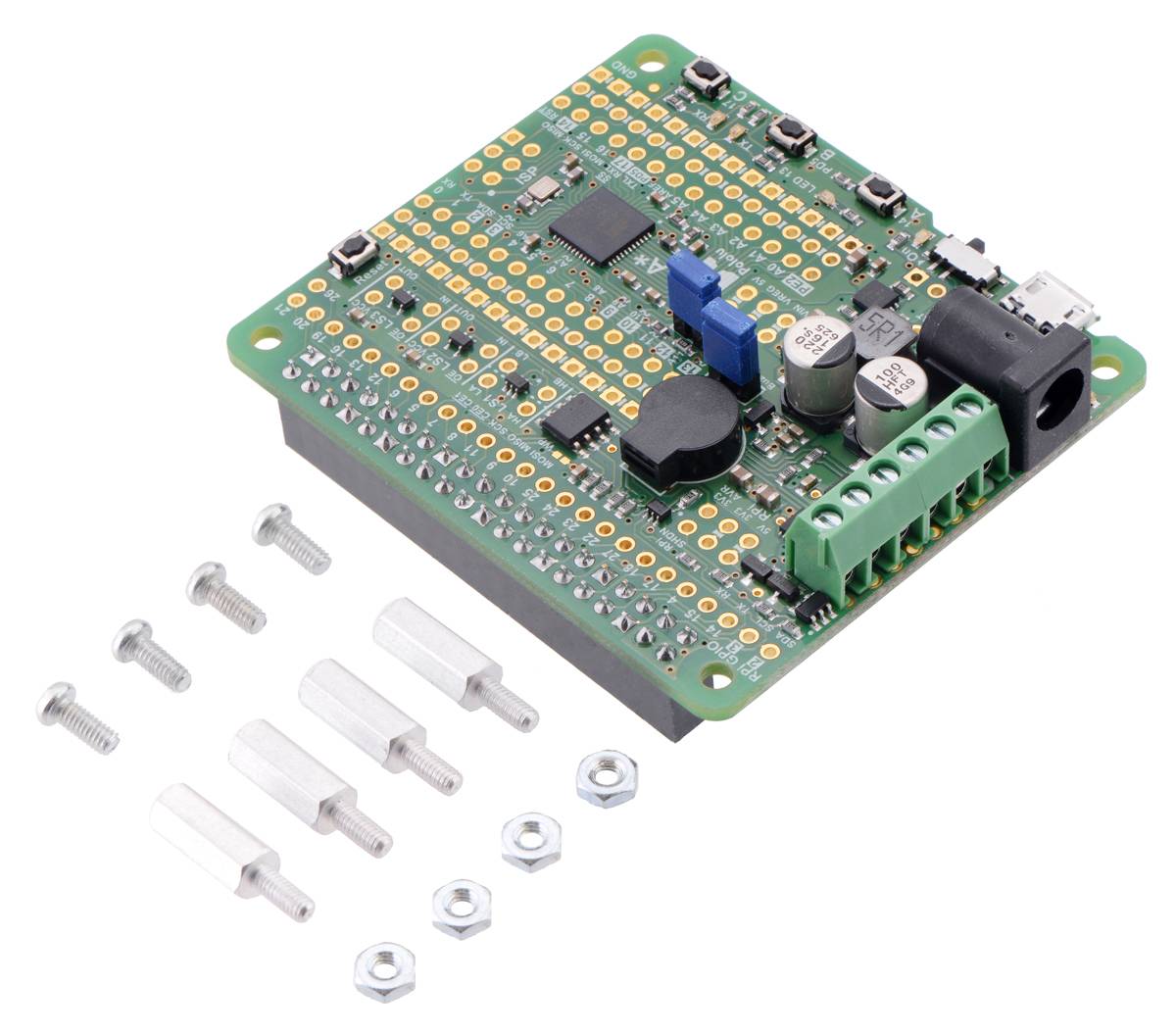 Pololu A-Star 32U4 Robot Controller SV with Raspberry Pi Bridge (SMT Components
