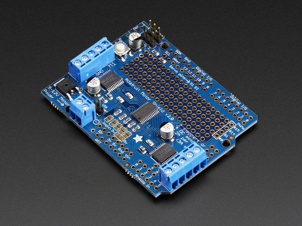 Adafruit Stepper Servo Motor Shield for Arduino TB6612 MOSFET Driver 1438