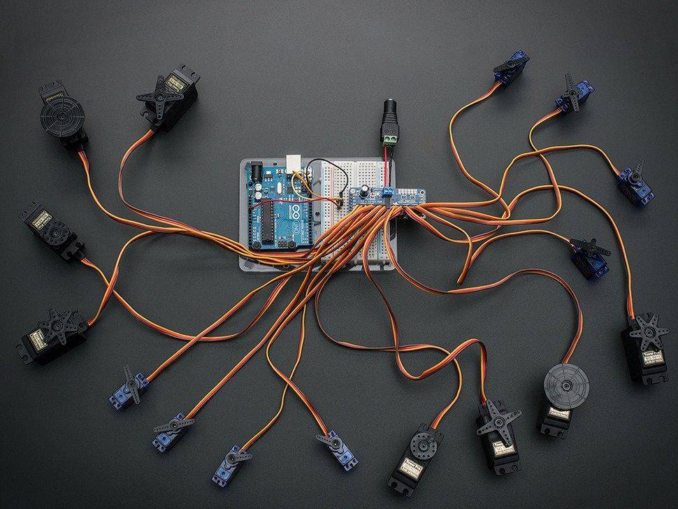 Adafruit 16-Kanal 12-bit PWM/Servo Treiber, PCA9685, I2C interface