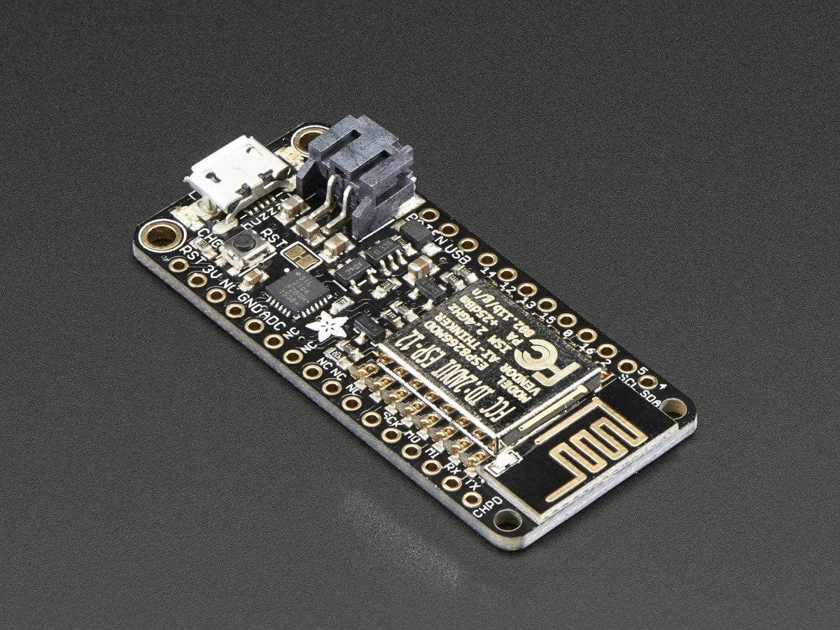 Adafruit Wirless Feather HUZZAH with ESP8266 WiFi Soldering Required
