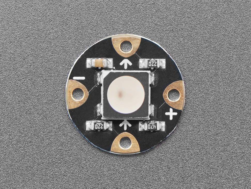 Adafruit Flora RGB Smart NeoPixel Version 3 - 4 LEDs