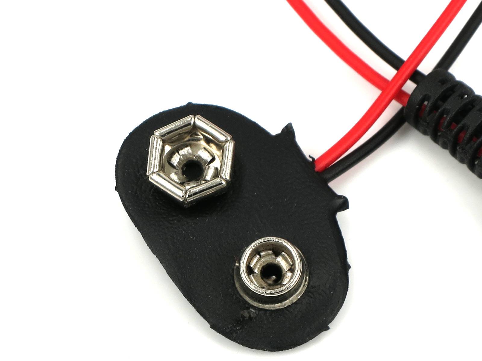 9V Batterieclip mit DC 5,5 x 2,1mm Stecker