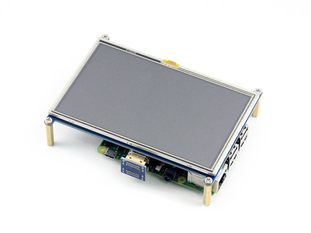 Waveshare 5 inch Raspberry Pi Display 800x480 resistive Touch Screen LCD HDMI in