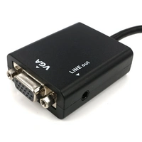 1080P HDMI Male to VGA Female Cable Cord Converter Adapter 0,2m 1080P HDMI Male to VGA Female Cable Cord Converter Adapter 0,2m