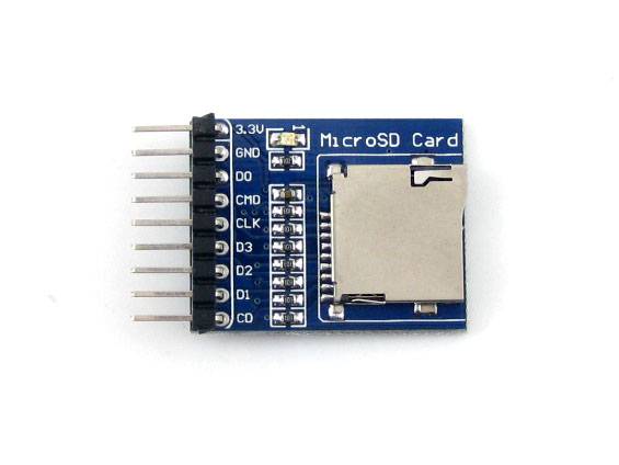 Waveshare Micro SD Storage Board Micro SD Card Module, SDIO/SPI Interface 3947