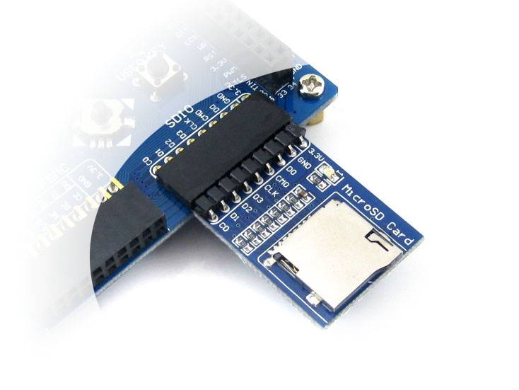 Waveshare Micro SD Storage Board Micro SD Card Module, SDIO/SPI Interface 3947