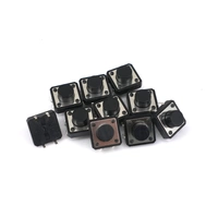 10 Stk. 7x12x12mm DIP-4 Drucktaster Eingabetaster AC 250V DC 12V 50mA 10 Stk. 7x12x12mm DIP-4 Drucktaster Eingabetaster AC 250V DC 12V 50mA