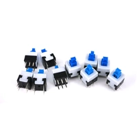 10 Stk. 12,5x8x8mm 6-polig MIniatur Selbstsichernter Taster-Schalter Eingabetaster 10 Stk. 12,5x8x8mm 6-polig MIniatur Selbstsichernter Taster-Schalter Eingabetaster
