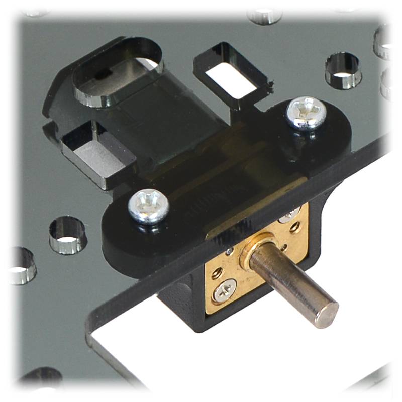 Pololu Micro Metal Gearmotor Bracket Pair Black for Mounting 989