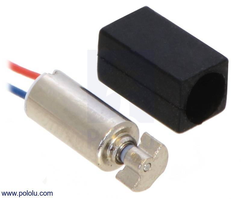 Pololu Vibration Motor 11.6×4.6×4.8mm 3 V (2.4 V to 3.5 V recommended) 2265