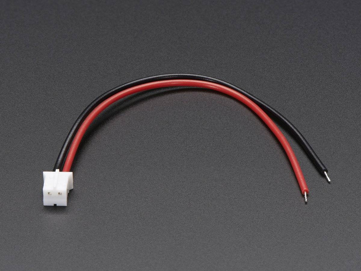 Adafruit JST PH 2-PIN Cable 100mm Länge for Lipoly Chargers 261