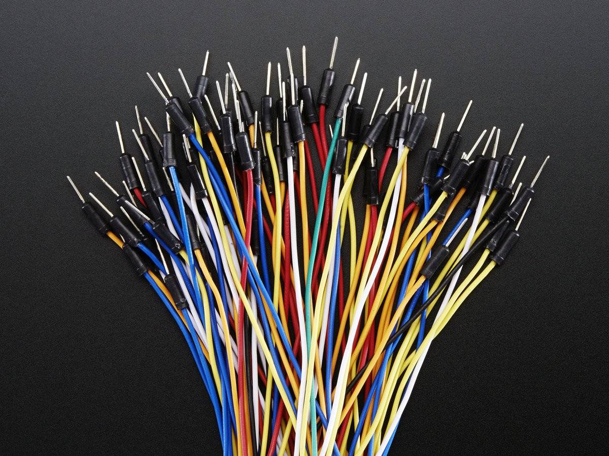 Adafruit Breadboarding Wire Bundle in 7 Colors for Arduino Raspberry Pi 153