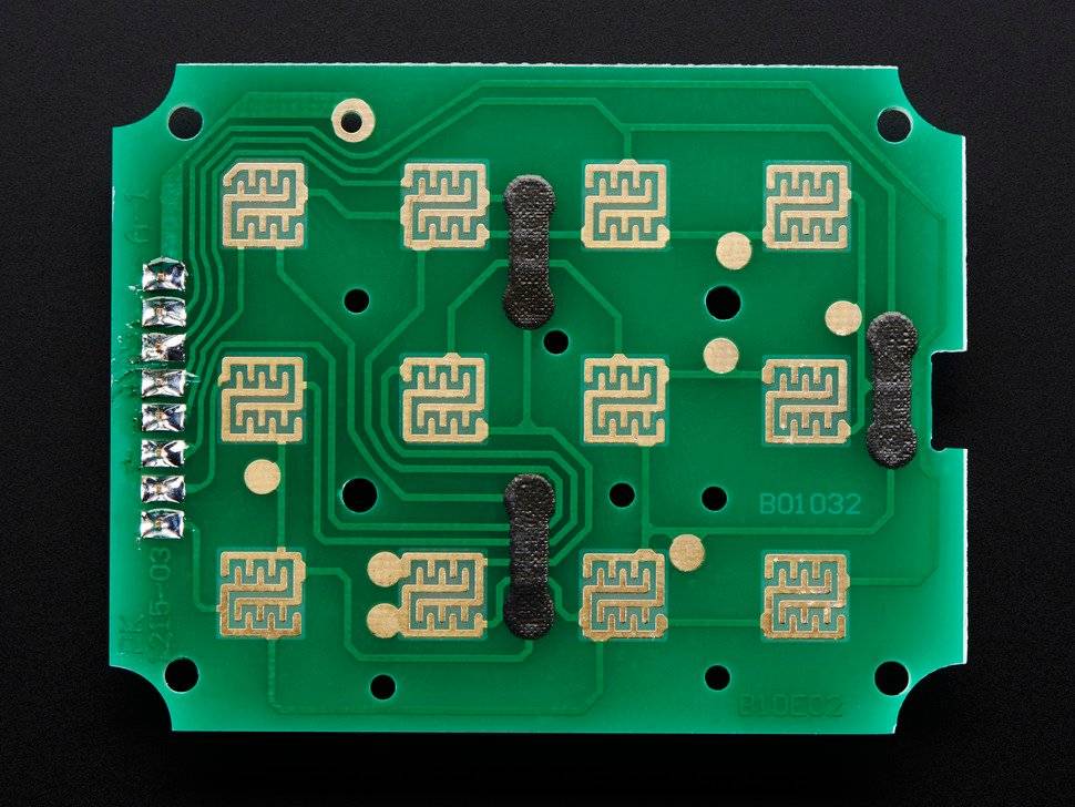 Adafruit 3x4 Phone-Style Matrix Keypad with 12 Buttons 1824