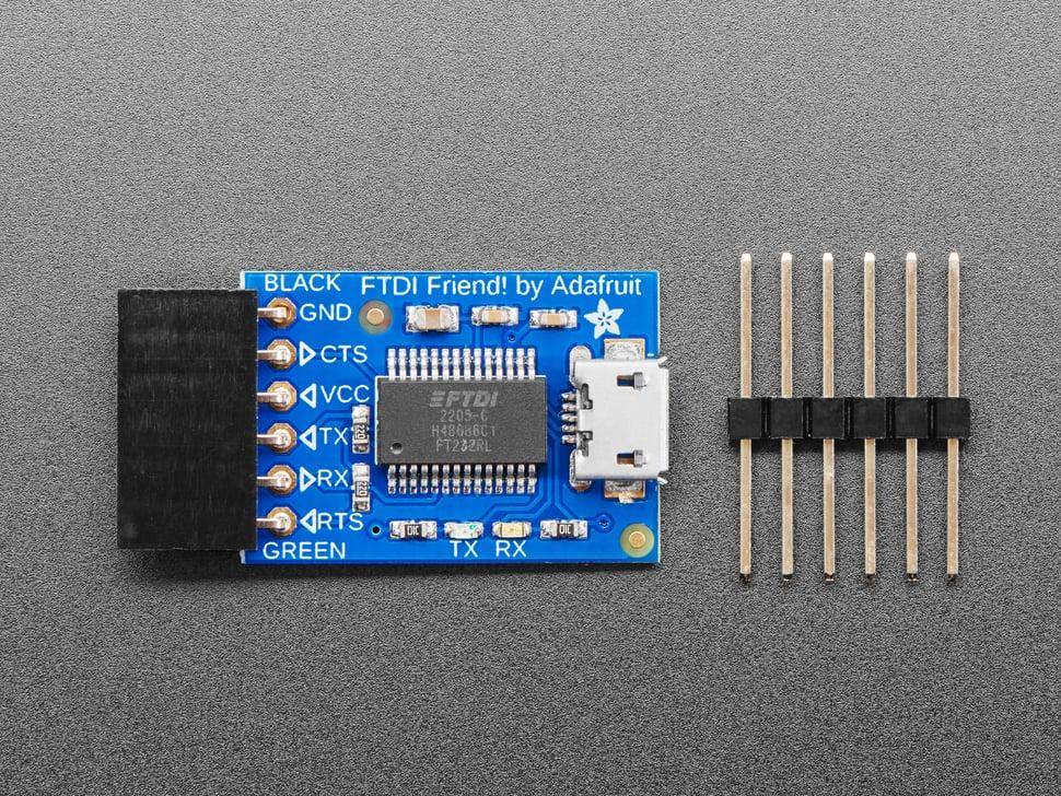 Adafruit FTDI Friend + Extras