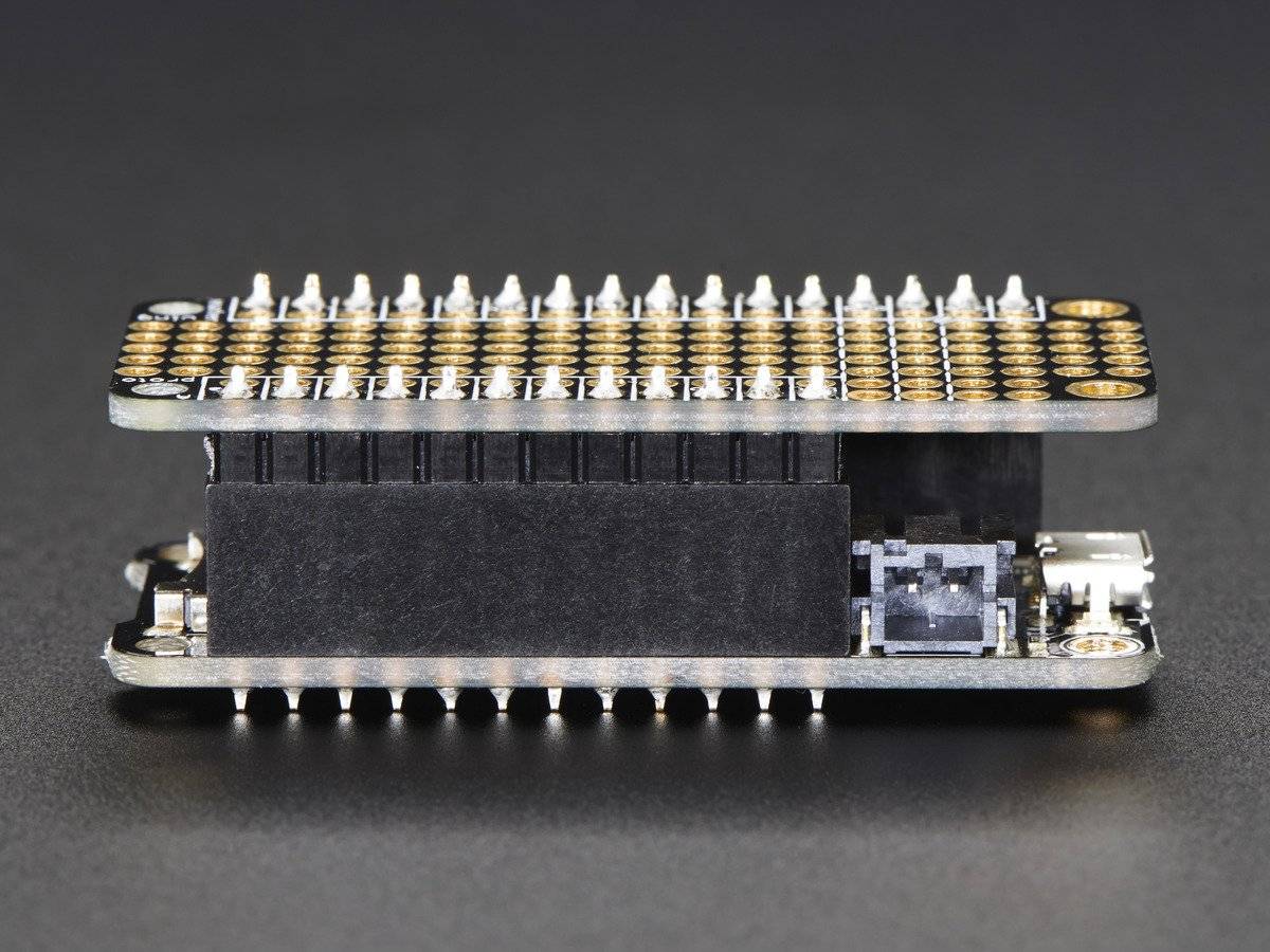 Adafruit Feather Header Kit - 12-pin and 16-pin Female Header Set 2886