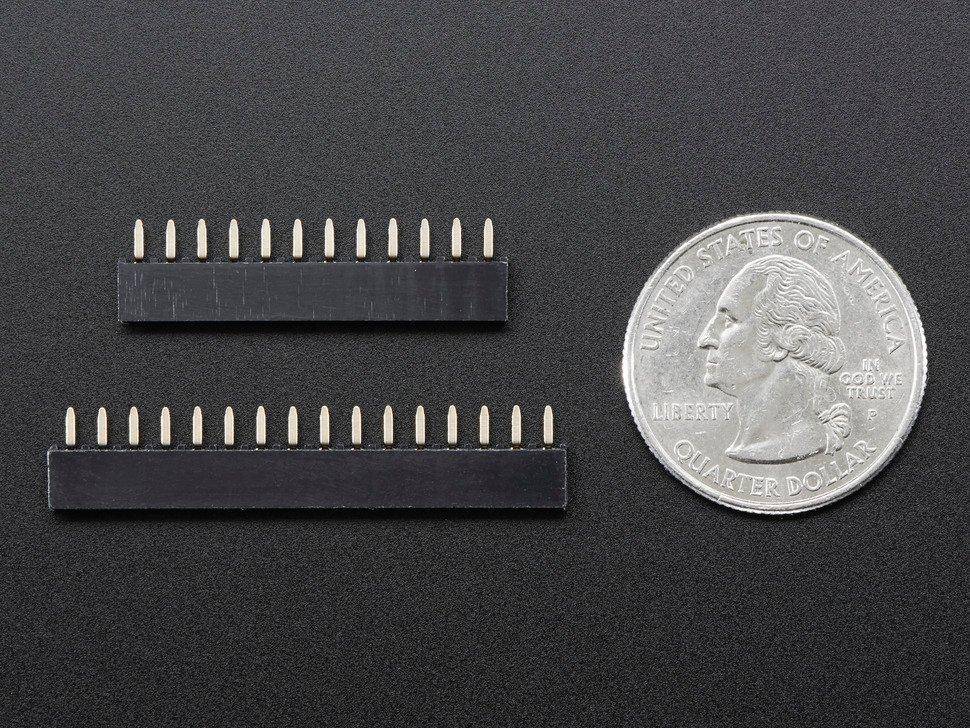 Kurze Stifleisten Kit für Feather, 12-pin und 16-pin Female Header