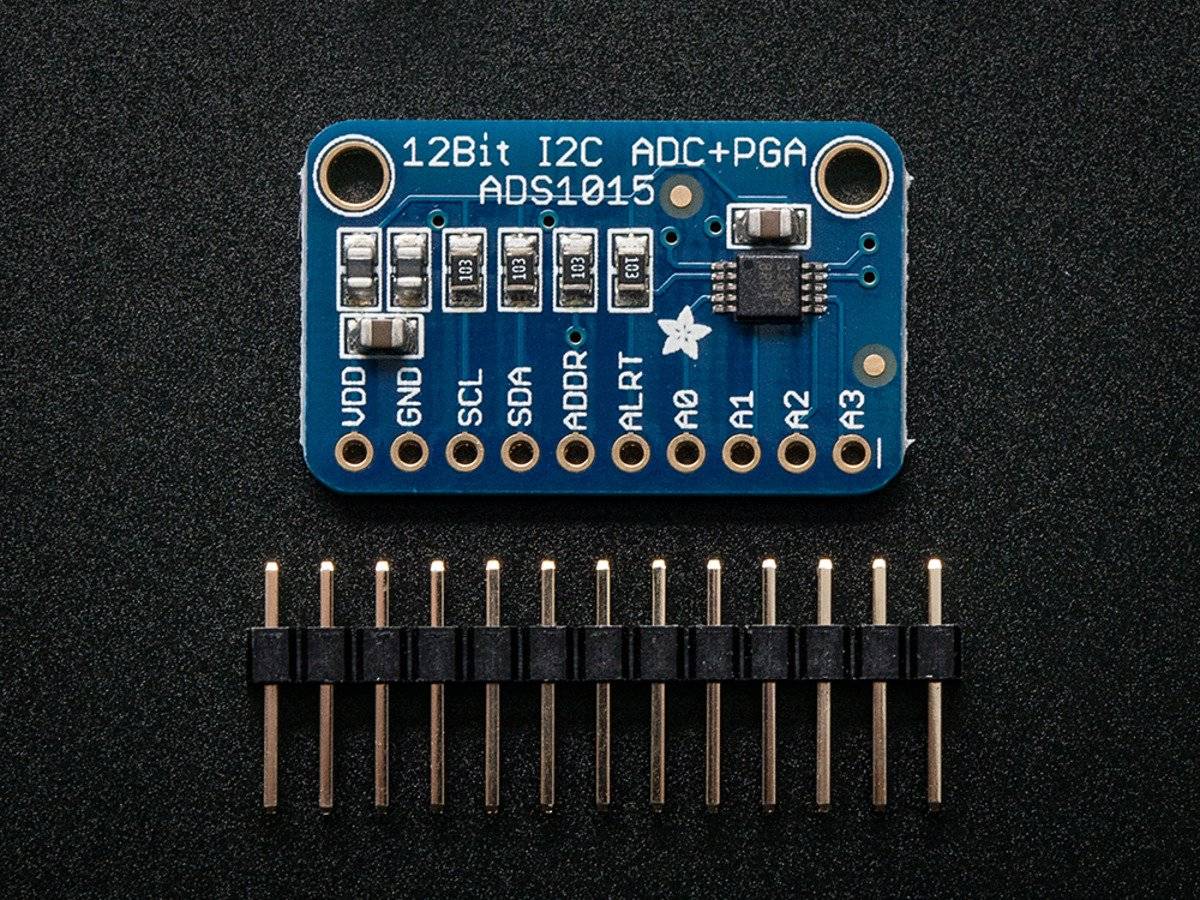 Adafruit ADS1015 12-Bit ADC 4 Channel with Programmable Gain Amplifier 1083