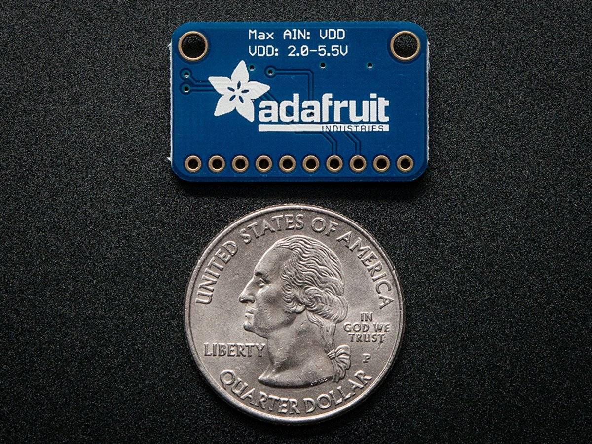 Adafruit ADS1015 12-Bit ADC 4 Channel with Programmable Gain Amplifier 1083