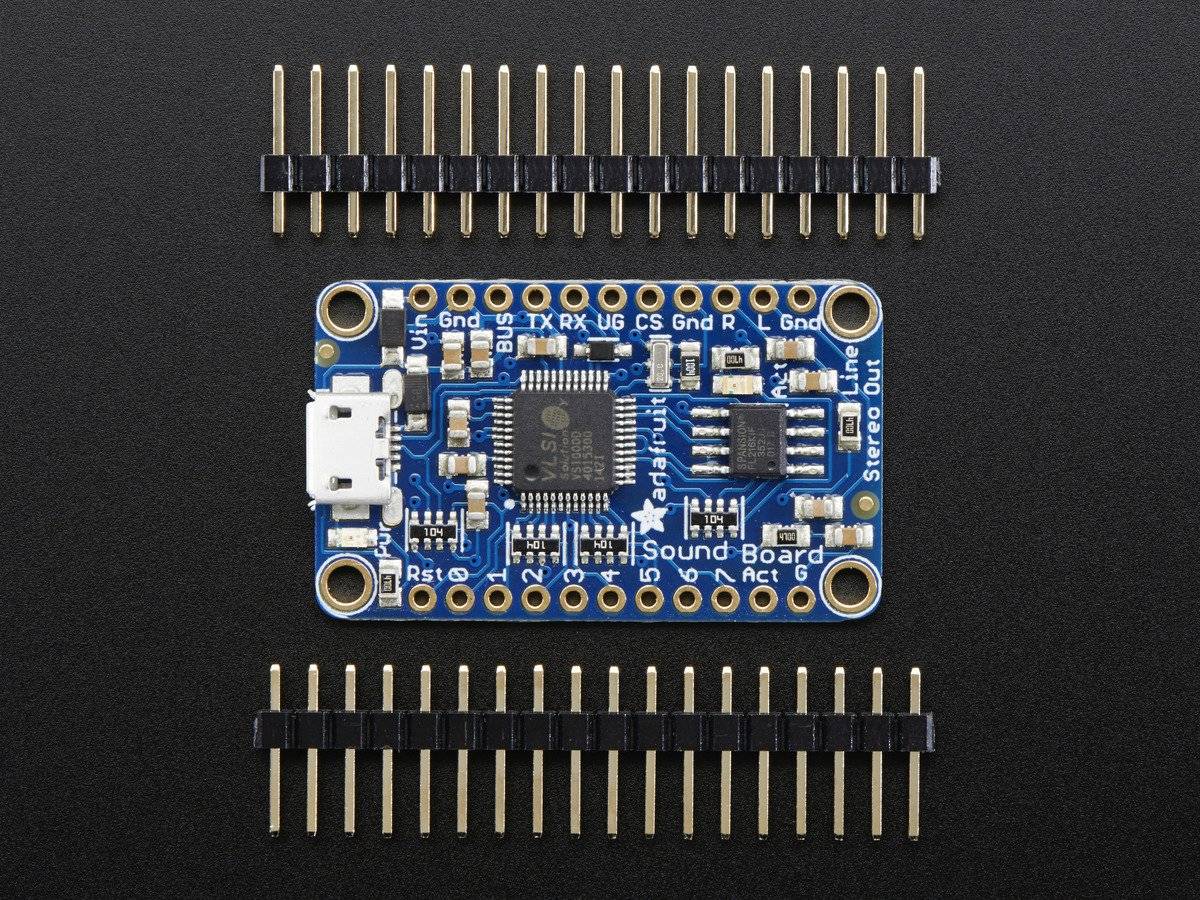 Adafruit Audio FX Mini Sound Board - WAV OGG Trigger - 2MB Flash