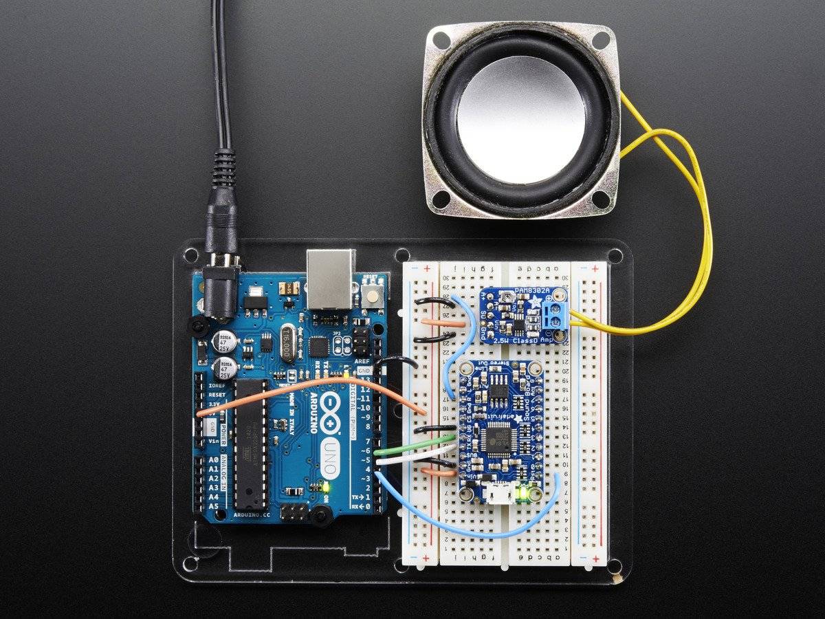 Adafruit Audio FX Mini Sound Board - WAV OGG Trigger 16MB Flash 2341