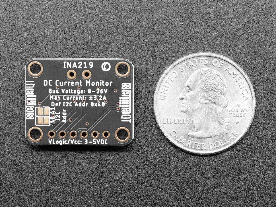 INA219 High Side DC Spannungs Sensor Breakout, 26V ±3.2A Max