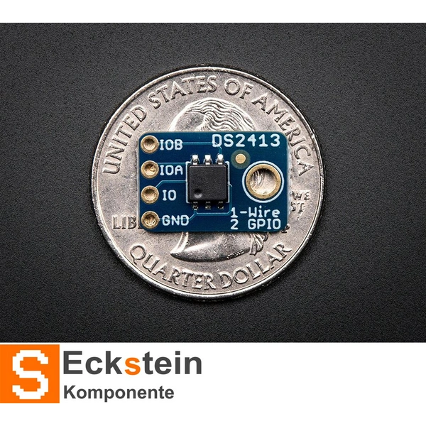 Adafruit DS2413 1-Wire Two GPIO Controller Breakout, 2x I/O Lines I2C SPI 1551 Adafruit DS2413 1-Wire Two GPIO Controller Breakout, 2x I/O Lines I2C SPI 1551