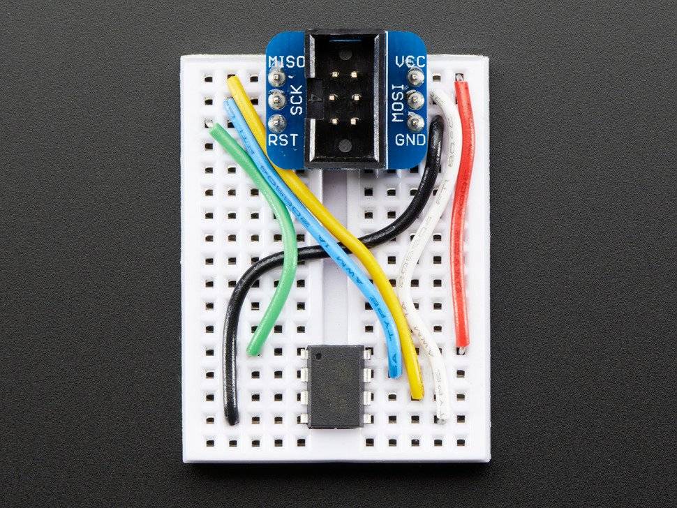 Adafruit 6-pin AVR ISP Breadboard Adapter Mini Kit 1465