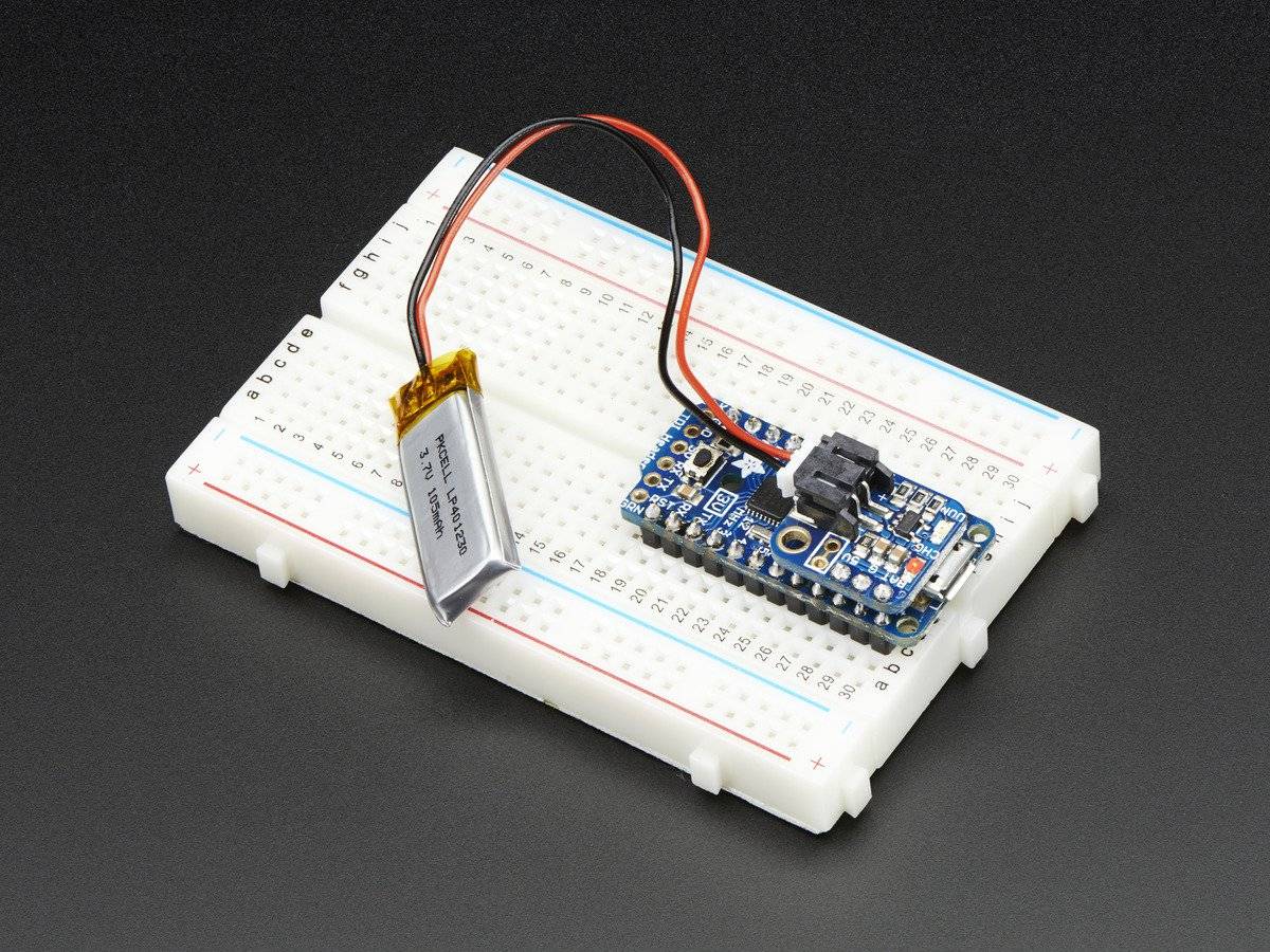 Adafruit Pro Trinket LiIon LiPoly Backpack Add-On 3.3V Platine 2124